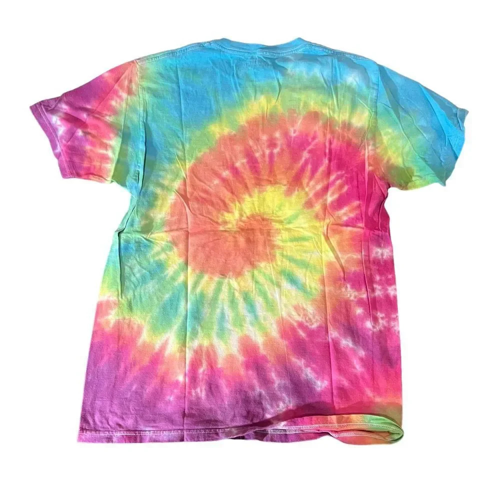 Hot Topic Black Matter Women's‎ Medium Tie Dye 'Love is Love' Short Sleeve Tee - Picture 3 of 3